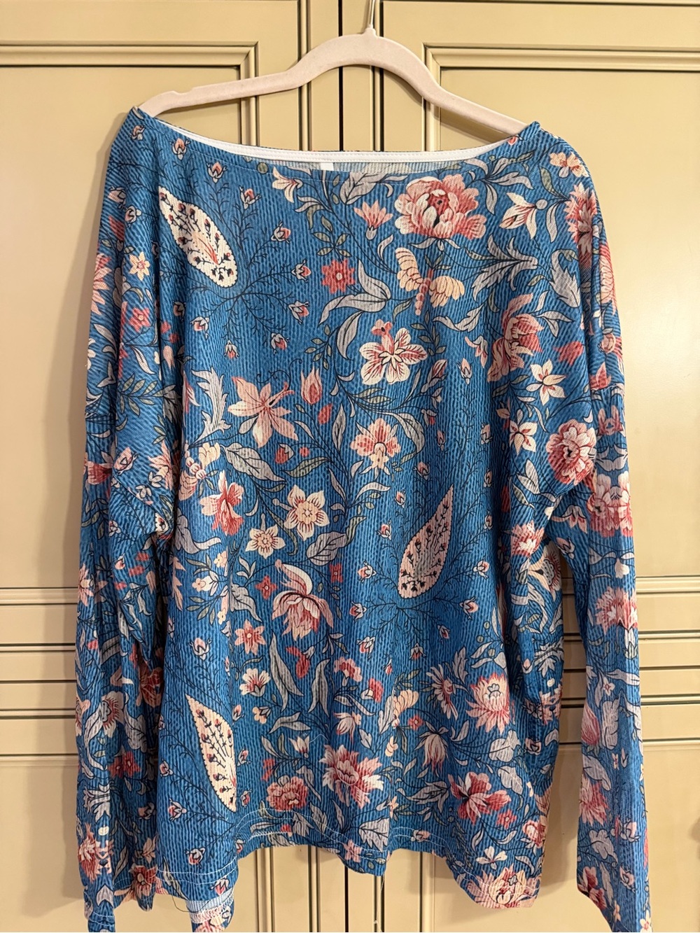 New Bundle 2 Boho Plus Size 2XL Boho Sun Peace and Floral Long Sleeve Shirt Top - Picture 7 of 10